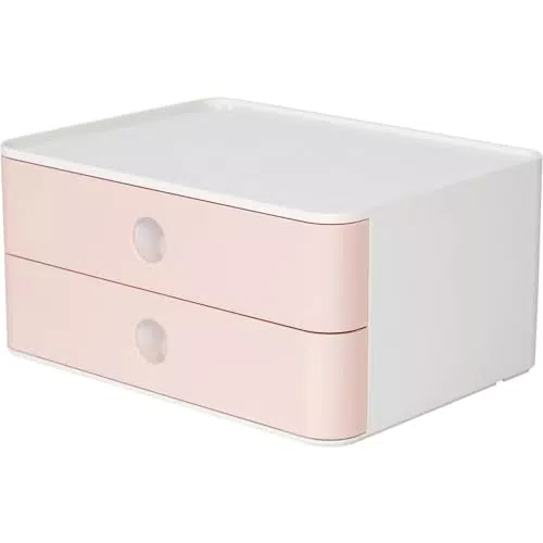 HAN Schubladenbox Allison SMART-BOX mit Trennwand und Kabelführung, stapelbar