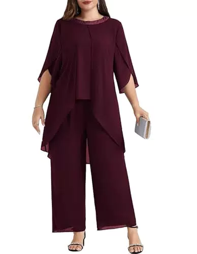 Hanna Nikole Festliche Damenmode Hosenanzug Elegant für Hochzeitsgäste und Partys