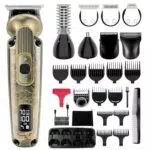 Hatteker Barttrimmer Herren Haarschneider Set - Elektrischer Rasierer und Trimmer