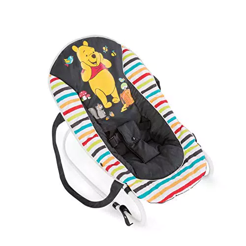 Hauck Babywippe Rocky im süßen Disney Design, Einhändig Verstellbare Rückenlehne