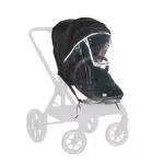 Hauck Universal Kinderwagen Regenschutz mit Reflektierender Umrandung und Belüftung