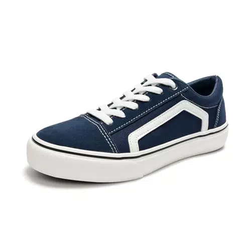 HEVA Damen Klassische Segeltuchschuhe Bequeme Turnschuhe Trainer