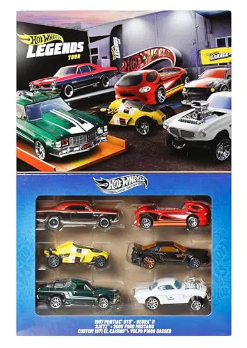 Hot Wheels 1:64 Die-Cast Spielzeugautos Set HW Legends JBY78