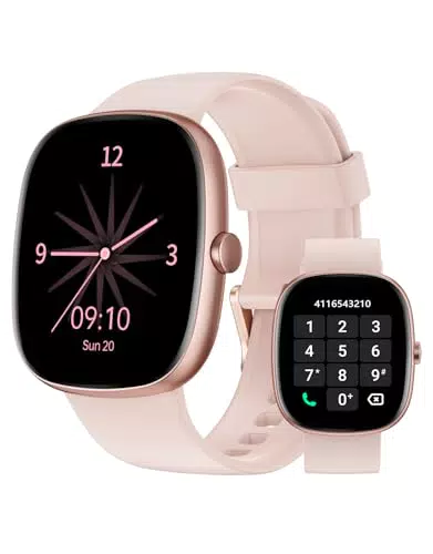 HUAKUA Smartwatch Damen Herren mit Telefonfunktion, 1