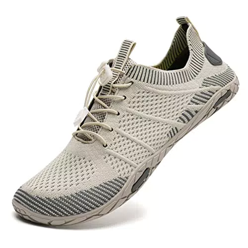 IceUnicorn Strandschuhe Badeschuhe Damen Herren Schwimmschuhe Aquaschuhe Sommer Schnell Trocknend Surfschuhe