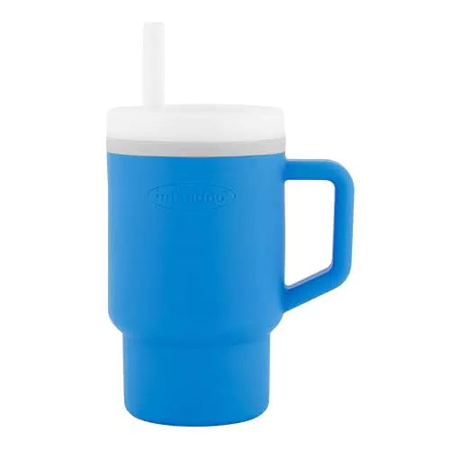 Infantino My 1st Tumbler – Auslaufsicherer Minibecher mit Strohhalm für Kleinkinder
