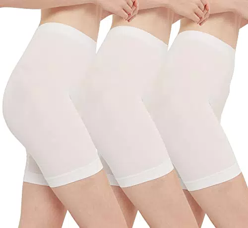 INNERSY Radlerhose Damen - Nahtlose Anti-Chafing Unterziehhose für Kleider