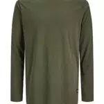 JACK & JONES Herren T-Shirt mit Rundhalsausschnitt - Langarm - Modell: JJENOA.