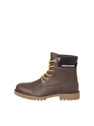 Jack & Jones JFWFINIUS Nubuck Boot Schnürstiefelette für Herren