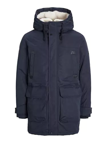 JACK&JONES Herren JJEPOLAR SN Parka – Stilvoller und warmer Wintermantel
