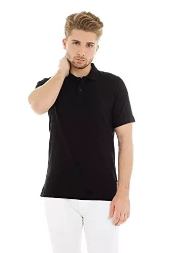JACK & JONES Herren Polo Shirt mit Kragen - Basic T-Shirt Kurzarm
