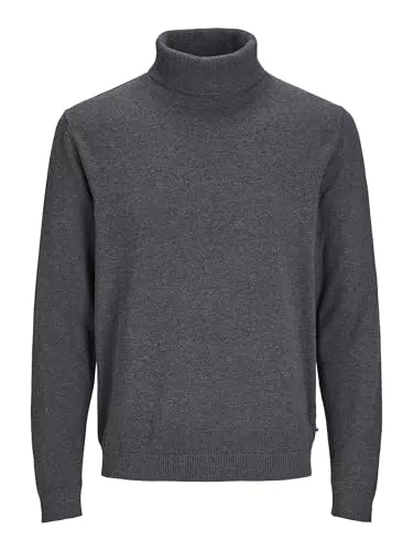JACK & JONES Rollkragenpullover für Herren – Einfarbiger Stil