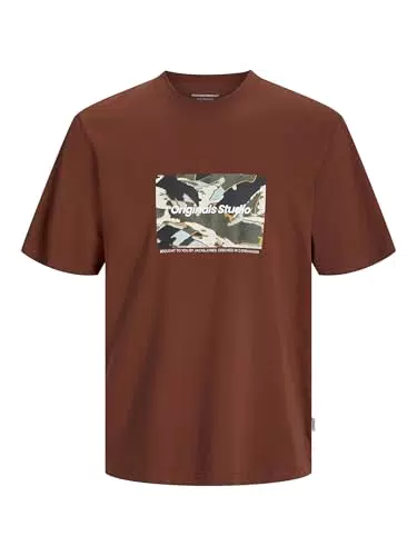 JACK & JONES T-Shirt mit Rundhalsausschnitt für Herren