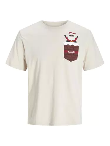JACK&JONES Herren JJXMAS Pocket Tee SS Crew Neck T-Shirt kaufen