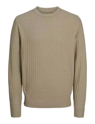 JACK&JONES JCOWILDER Strickpullover mit Rundhalsausschnitt