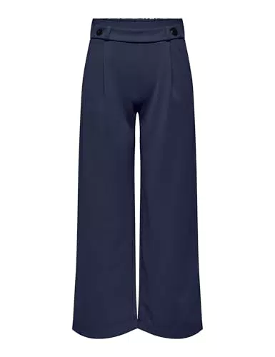 JDY Damen JDYgeggo New Long Pant Jrs Noos Hose, Schwarz