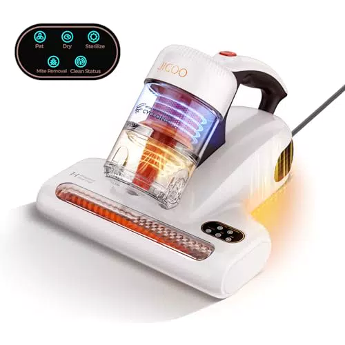 JIGOO J200 Milbensauger mit UV-Licht und Staubmilben-Sensor für Allergiker