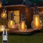 Joomer LED Lichterkette für Außen, wetterfest, 8 Modi, ideal für Garten und Balkon