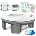 KIDIZ® Toilettensitz Kinder Töpfchentrainer - Komfortables Lerntöpfchen mit Müllbeutel