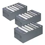 Kiximay Kleiderschrank Organizer – Faltbarer Schubladen-Organizer für T-Shirts und Unterwäsche