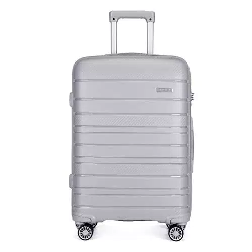 KONO Kabinentrolley Handgepäck Koffer 55x40x20 Leicht Hartschale mit TSA Schloss