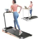 ProForm Laufband 2 in 1 mit Neigung, klappbar, 12 km/h, für Zuhause & Büro
