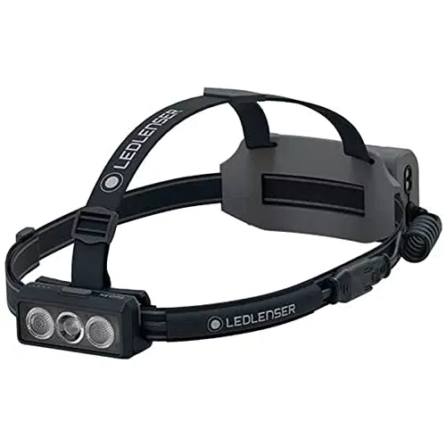 Ledlenser NEO9R Stirnlampe mit 1200 Lumen, Akku und rotem Signallicht