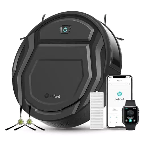 LEFANT Saugroboter, Superschlank WLAN Roboterstaubsauger