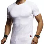 Leif Nelson Herren T-Shirt Sommer Rundhals, Regular Fit 100% Baumwolle, Kurzarm