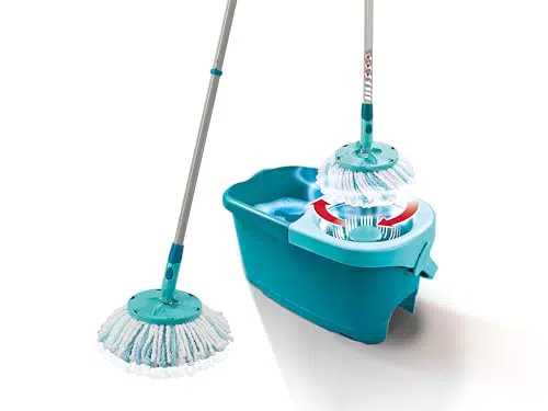 Leifheit Set Clean Twist Disc Mop Ergo 2.0 mit Rollwagen