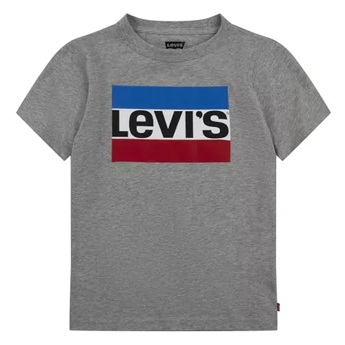 Levi's Kinder Sportshirt mit Logo - Jungen Grey Heather