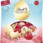 Lindt Spaghetti-Eis-Eier – Weiße Schokoladeneier mit cremiger Füllung