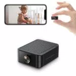 Liretope Mini Kamera 4K HD WLAN Innenkamera mit Nachtsicht und Bewegungsmelder