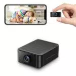 Liretope Mini Kamera 4K HD WLAN Überwachungskamera mit Nachtsicht und Bewegungsmelder