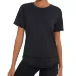 Litherday Damen Sport T-Shirt Kurzarm für Workout und Fitness Aktivitäten