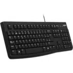 Logitech K120 Kabelgebundene Tastatur für Windows und Linux - Leises Tippen, Robust