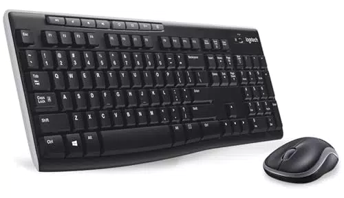 Logitech MK270 Combo – Kabellose Tastatur und Maus mit Nano-Empfänger