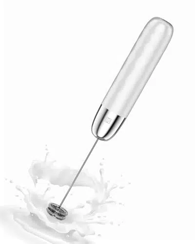 Maestri Handheld Milchaufschäumer - Elektrischer Schaum Mixer aus Edelstahl