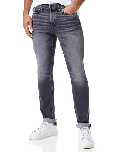 MARC O'POLO Slim Fit Herren Jeans mit Stretch-Anteil in Schwarz
