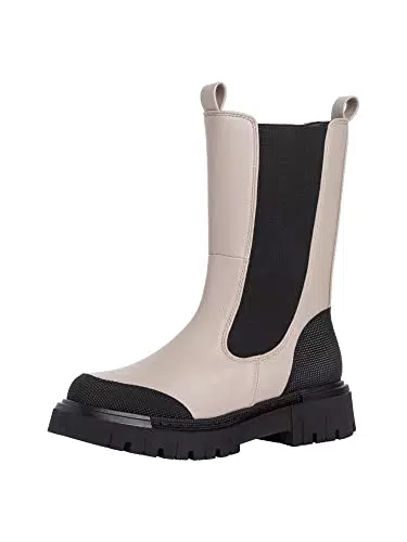 Marco Tozzi Damen 2-2-85400-29 Chelsea-Stiefel, Ivory Comb