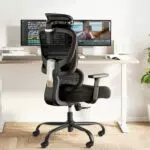 Marsail Ergonomischer Bürostuhl mit verstellbarem Lenden- und Kopfstütze