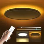 Matane LED Deckenleuchte dimmbar 24W mit Fernbedienung für Schlafzimmer und Wohnzimmer
