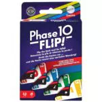 Mattel Games Phase 10 Flip - Familienspiel mit beidseitig bedruckten Karten