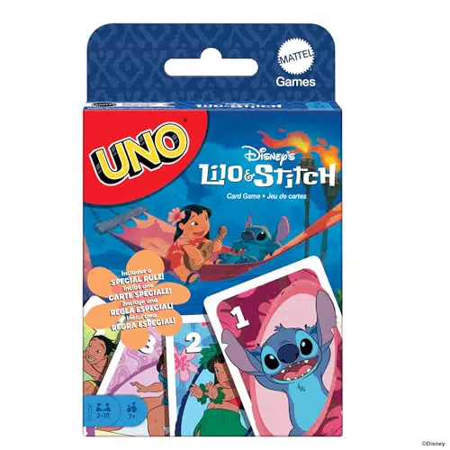 Mattel Games UNO Lilo und Stitch - Kartenspiel für Kinder und Familien