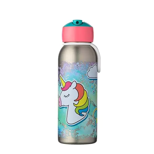 Mepal Thermoflasche Flip-Up Campus – Isolierte Trinkflasche für Kinder, 350 ml