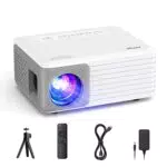 AKIYO O1 Mini Beamer 1080P - Outdoor Projektor mit 50% Zoom und Keystone