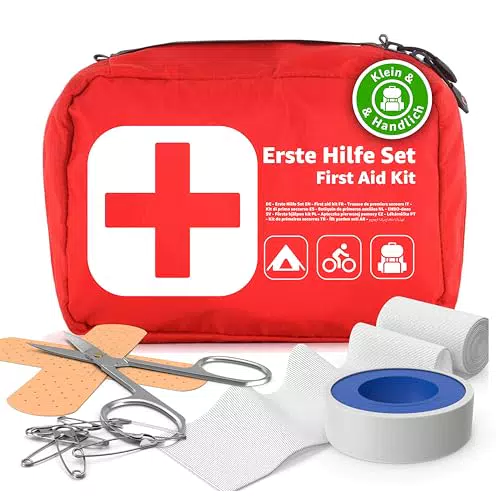 Mini Erste Hilfe Set Verbandskasten - Reiseapotheke für Outdoor & Camping