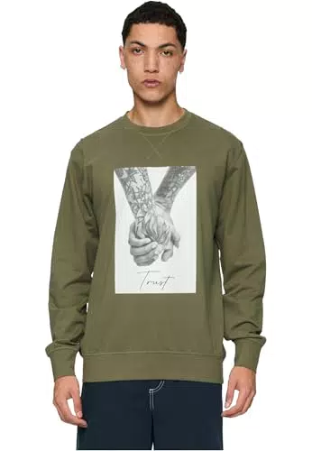 Mister Tee Herren Trust 2.0 Crewneck Sweatshirt