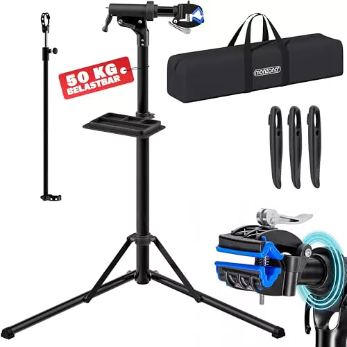 MONZANA Fahrradmontageständer – Höhenverstellbar und klappbar für E-Bikes