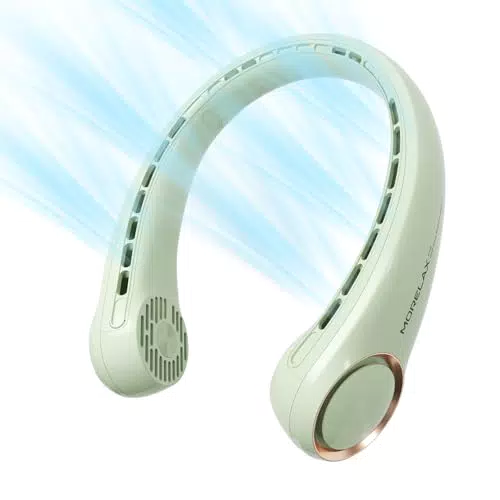 Morelax Tragbarer Mini Ventilator mit USB-Laden und 360° Luftstrom, 4000mAh